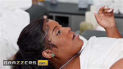 Brazzers - Jimmy Gets A Couple's Massage With His Wife But Can't Say No To Jayla Page's Curves
