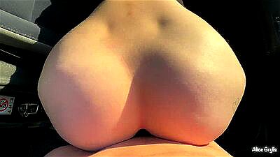 [POV] let's do it here! amateur risky CAR sex makes slutty TEEN moan loudly