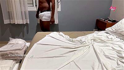 Black man fucking hot wife in front of cuckold and making her cum like crazy