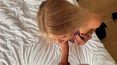 POV instead of delivering pizza, a Russian blonde escort girl came to me by mistake  Anastangel