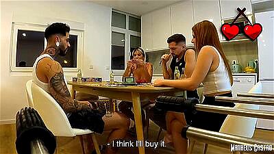 GAME NIGHT WITH TWO NAUGHTY FRIENDS - FLERTVIP