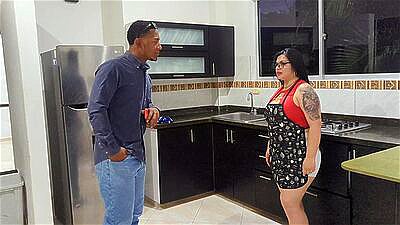 I go to a job interview to be a maid and I fuck my new boss Rioc