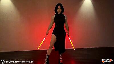 Sith Girl in Heels Secretly Fucks Jedi on Naboo