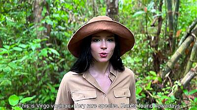 The Guide Sucked The Poison Out Of The Penis And Saved Her Life in Jungle POV