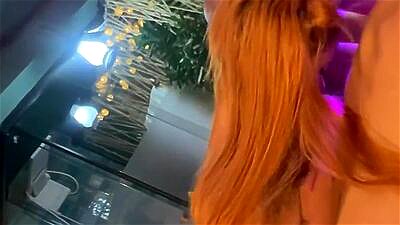 Young redhead sucking and taking cock, asking to cum and hit hard!