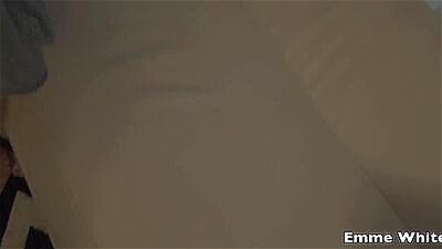 I went to visit my friend in a dress without panties..