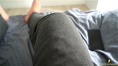 Fucking step Mom's ass while she is cleaning my room