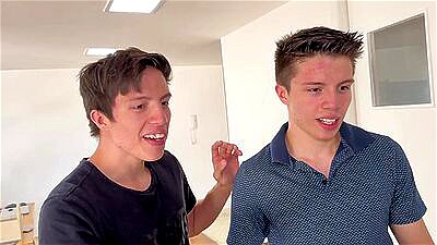 This pair comes to my friend's house and we end up in a delicious foursome