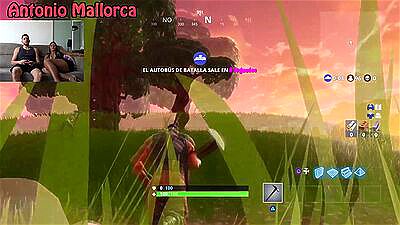 SUPER BIG ASS BRAZILIAN GETS ANAL FUCK AFTER PLAYING FORTNITE