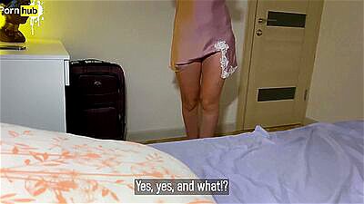 Stepmother and stepson share a bed in a hotel room 2