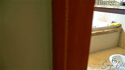 Stepmother caught stepson peeking and gave him a hot fuck!