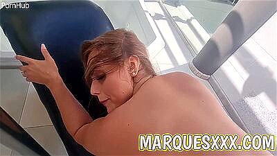 FUCKING THE HOT BLONDE'S ASS ON POLE DANCE.  I CUM IN MY MOUTH AND SHE SWALLOWED THE CUM