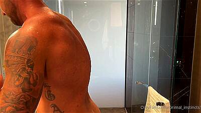 Petite blonde fit kitty gets fucked in the shower by primal