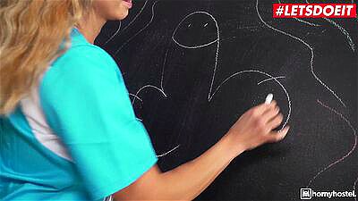 HORNYHOSTEL - Huge Tits Maid Chloe Lamour Surprise Sex With A Big Dick 2