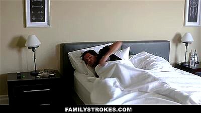 FamilyStrokes - Curvy Stepmom Gets Cum Filled Mouth