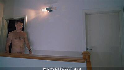 DAY 19 - Step mom handjob in step son's room and shares bed with cum in pussy?