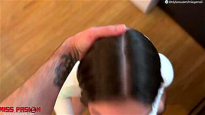 I find my roommate in the kitchen ????, with almost no clothes on - Miss Pasion