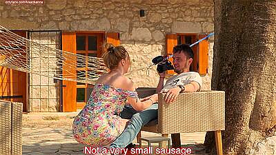 Friend's wife asked for help! Cum in her mouth!