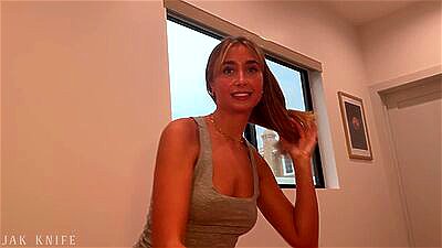 "Your step-sis makes your cock hard, how strange" - Lily Phillips