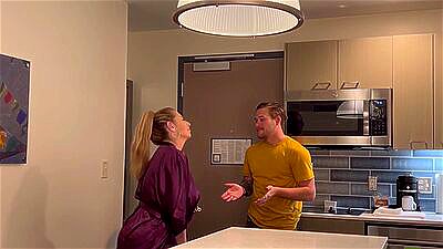 Stepson Alex Envy Comes Find His Stepmom Danni Jones To Get Her To Come Home Any Way He Can