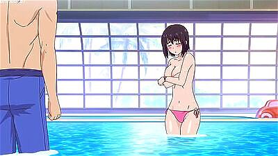 She lost her bra at the pool