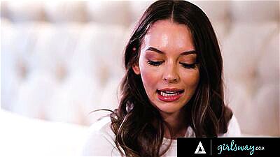 GIRLSWAY - MILF Rachael Cavalli Gives Sex Knowledge After She Caught Her Stepdaughter Lily Larimar