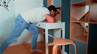 Caught  stepmom masturbating then fucked her and cum on her face