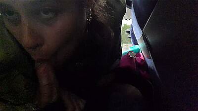 Voyeur seduces Milf to Suck&Jerk his Dick in Bus