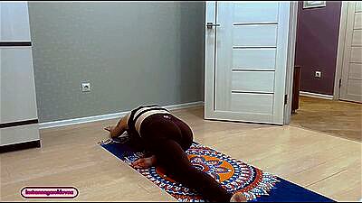 Fucked a friend's mom in a pigeon pose