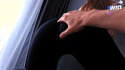 The girl moans very beautifully while he plants his cock in her tight pussy up to the balls????