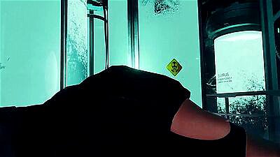 After meeting a monster, the brunette went crazy and decided to fuck the guy. 3d animation horror