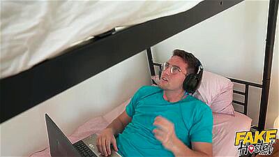 Fake Hostel - Teen with super wet grooly pussy drips her warm honey on college dorm mates face