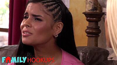Hook Ups - Luna Star Helps Her Sexy Stepdaughter Katya Rodriguez Get Over Her Boyfriend