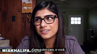 MIA KHALIFA - My boyfriend won't let me have a threesome, so I had sex with two men