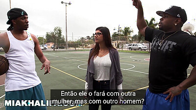 MIA KHALIFA - My boyfriend won't let me have a threesome, so I had sex with two men