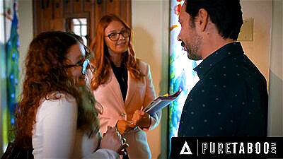 PURE TABOO Innocent Schoolgirl Leana Lovings Tries To Seduce Menacing Professor Into Sex