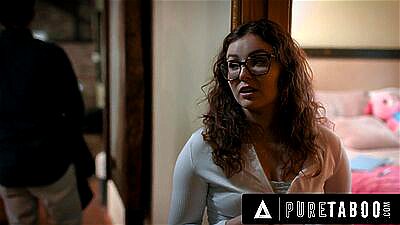 PURE TABOO Innocent Schoolgirl Leana Lovings Tries To Seduce Menacing Professor Into Sex