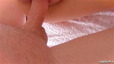 He saw her big goddess tits and didn't miss the opportunity to give her a creampie - Aria Ray