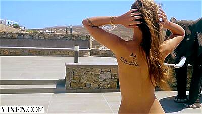 VIXEN Teen Model Exhibitionist Gets Fucked Everywhere By Her Dominating Sug