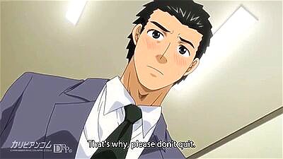 Hentai Office Girl With Big Tits Fuck with boss Full Hentai (English subtitle)