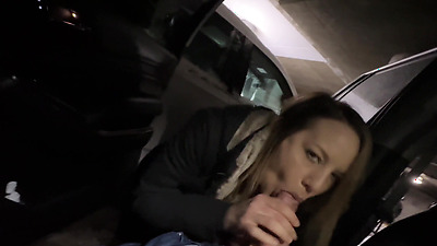 Anal in Public Restroom and Steamy Blowjob in Parking Lot