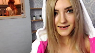 Cougar Caught her Slutty Step Daughter with Load all over her Face - Eva Elfie