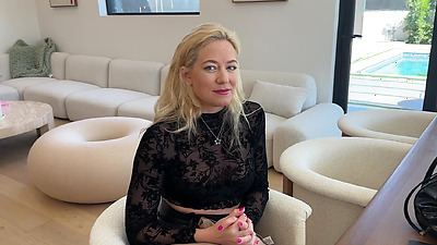 Big Booty Office Slut gets laid o̶f̶f̶ after masturbating at work - River Lynn