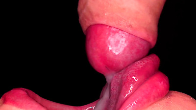 CLOSE UP: BEST Milking MOUTH made You CUM TWICE! Sensual FORESKIN Blowjob! Sucking UNCUT Cock! ASMR