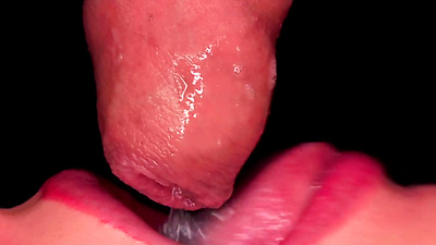 CLOSE UP: BEST Milking MOUTH made You CUM TWICE! Sensual FORESKIN Blowjob! Sucking UNCUT Cock! ASMR