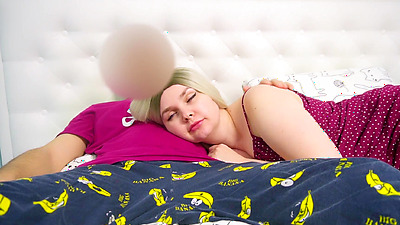 Stepmom and stepson watched a movie that ended with a huge creampie