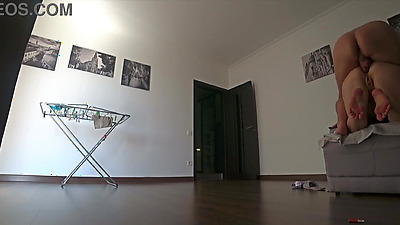 Real treason.Wife cheats on her husband before he comes home.