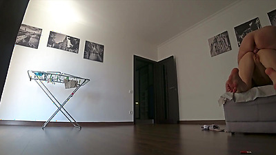 Real treason.Wife cheats on her husband before he comes home.