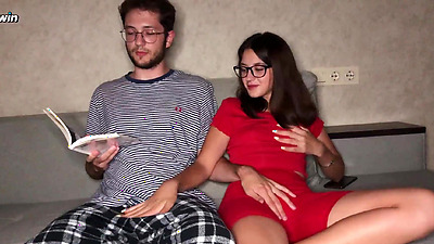 Step Sister Put My Hand On Her Pussy! Cute Teen Was Turn On By Handjob Each Other! Loud Moaning Orgasm