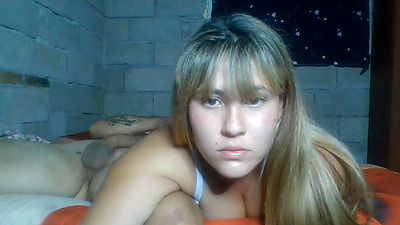 We have fun on web cam with my wife - I fill her mouth with milk live